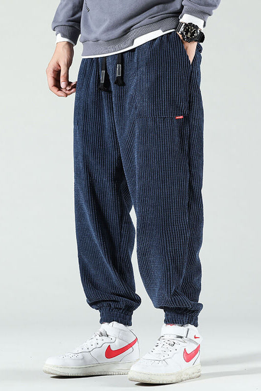 Men's Corduroy Pants | Relaxed Elastic Cuffs - 2