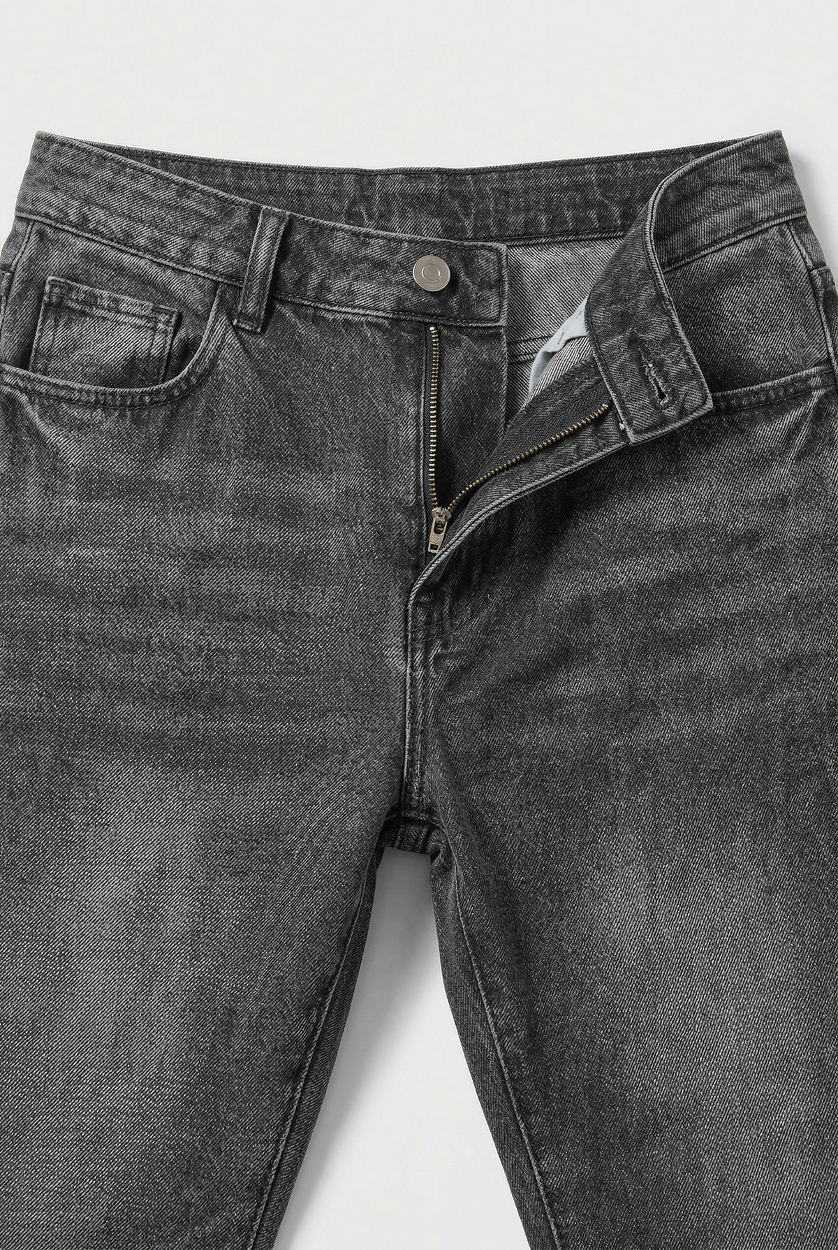 Men's Jeans | Loose Fit Washed Straight Leg - 3