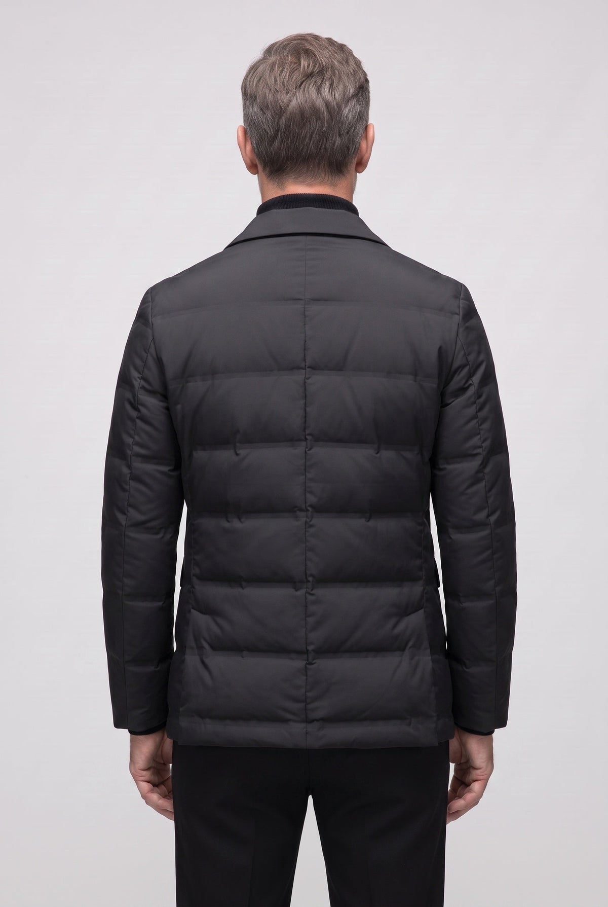 Men's Quilted Jacket | Two Button Flap Pockets - 2