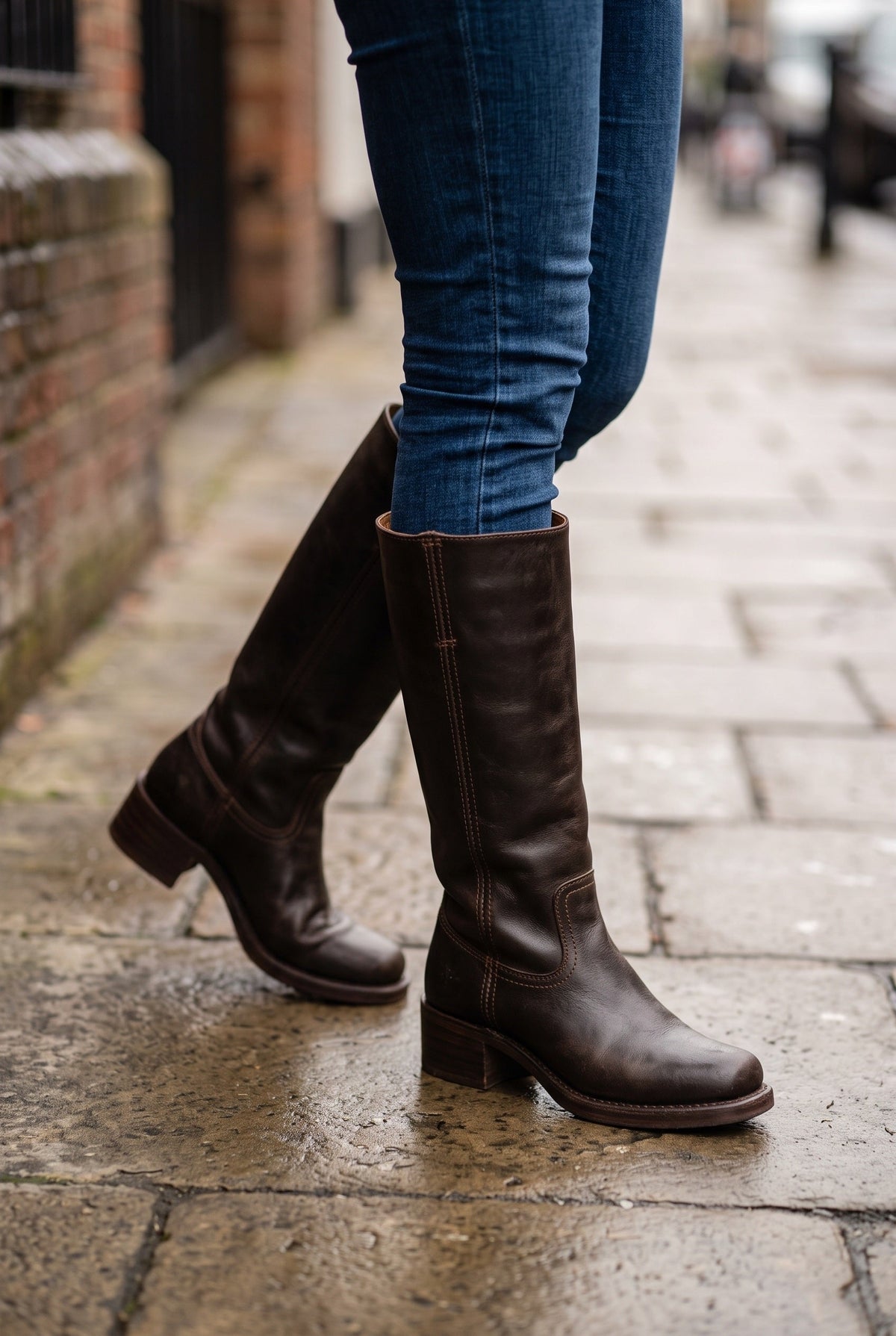 Women's Knee High Boots | Pull-On Round Toe - 2