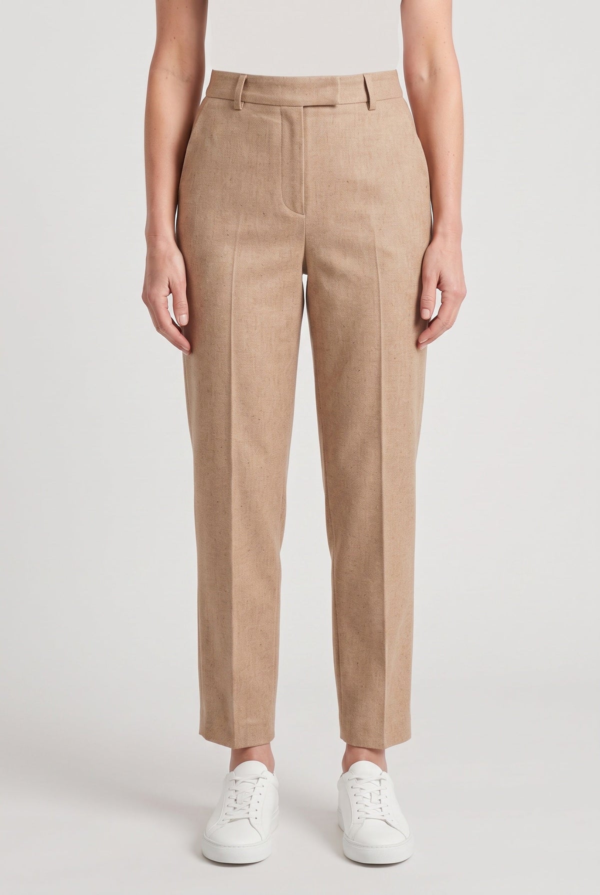Women's Pants | High Waist Front Crease Tapered - 1