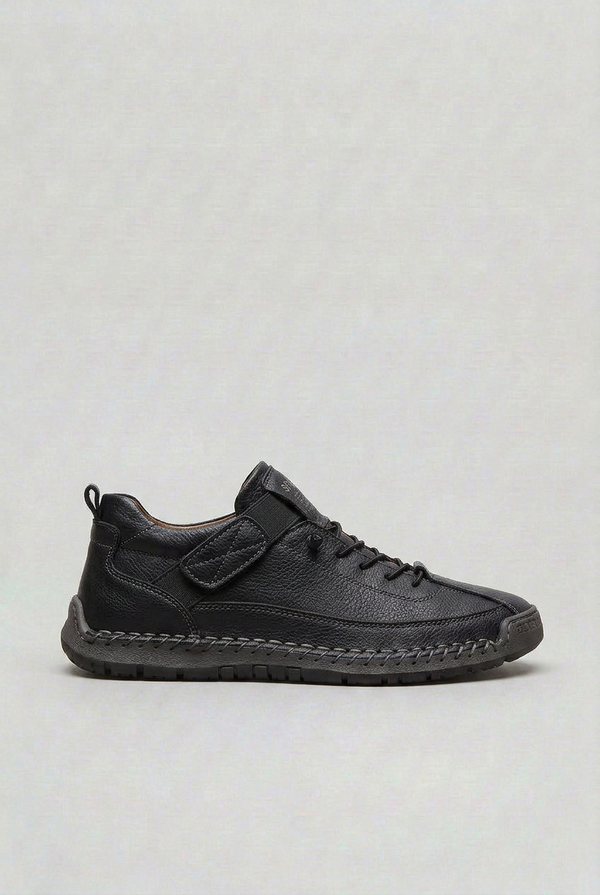 Women's Sneakers | Hook and Loop Strap with Lug Outsole - 1