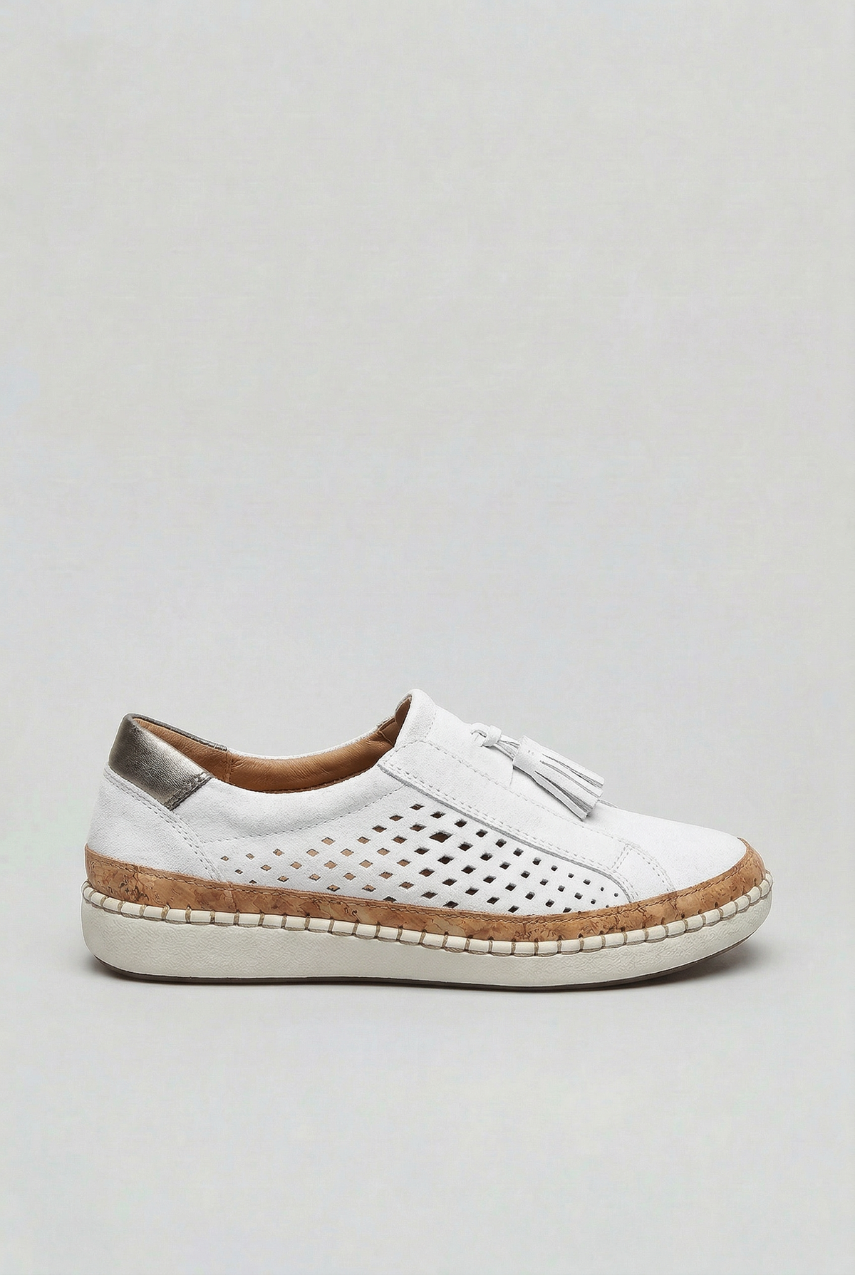 Women's Sneakers | Tassel Slip-On with Stitched Midsole - 7