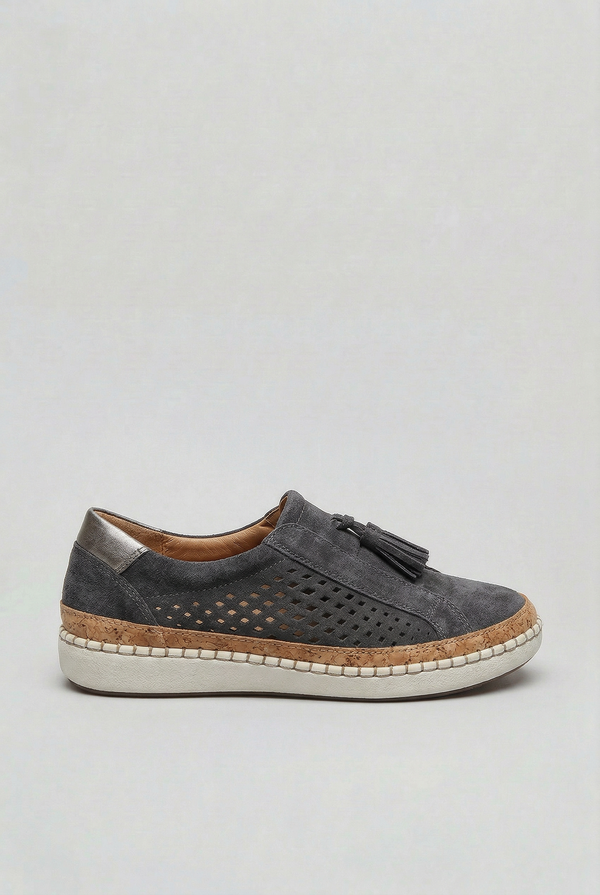 Women's Sneakers | Tassel Slip-On with Stitched Midsole - 9