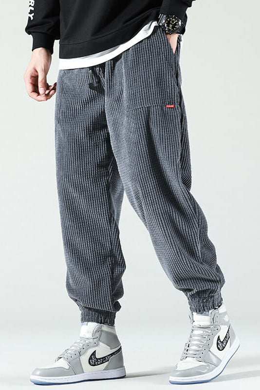Men's Corduroy Pants | Relaxed Elastic Cuffs - 1