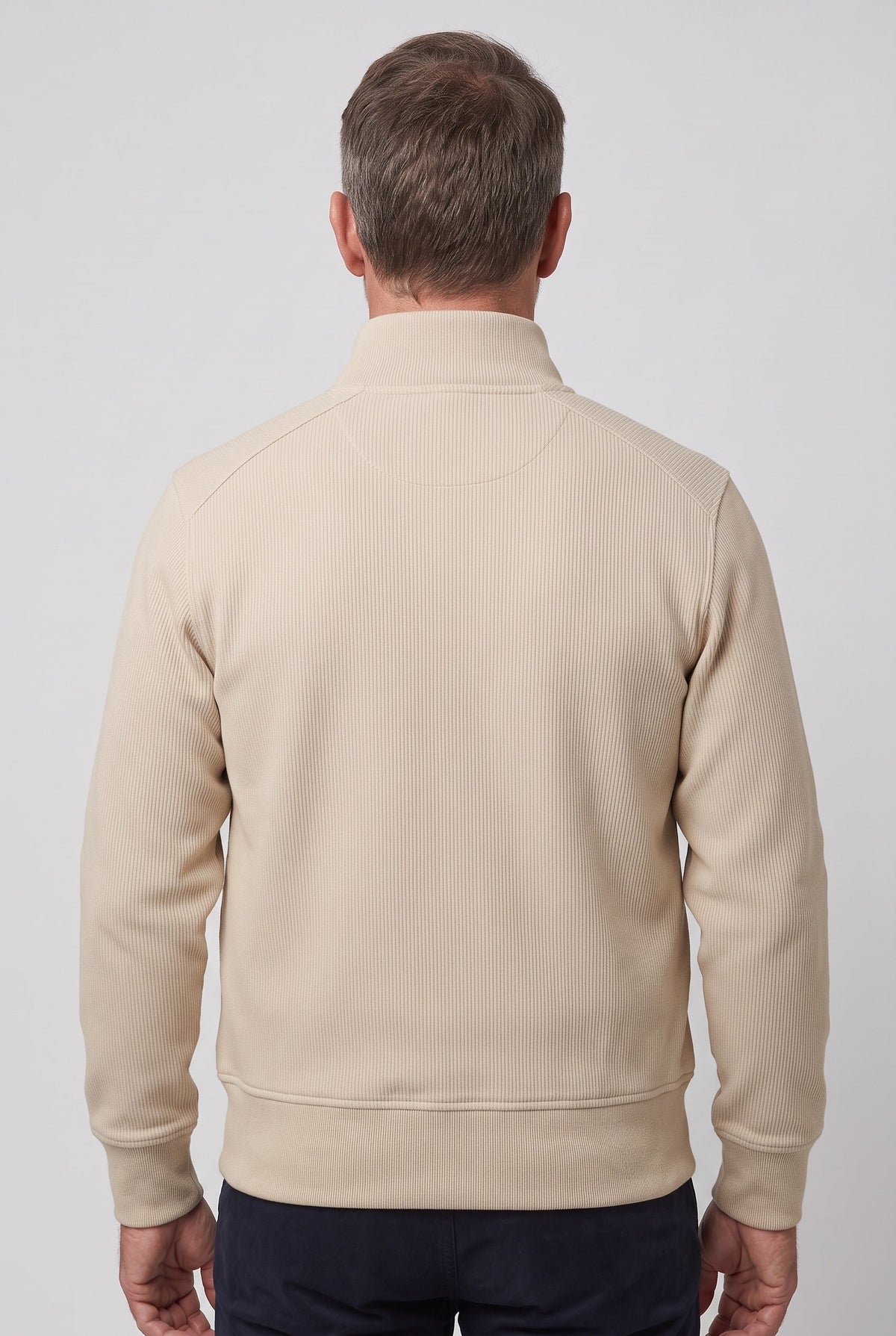 Men's Jacket | Button Front Stand Collar - 2