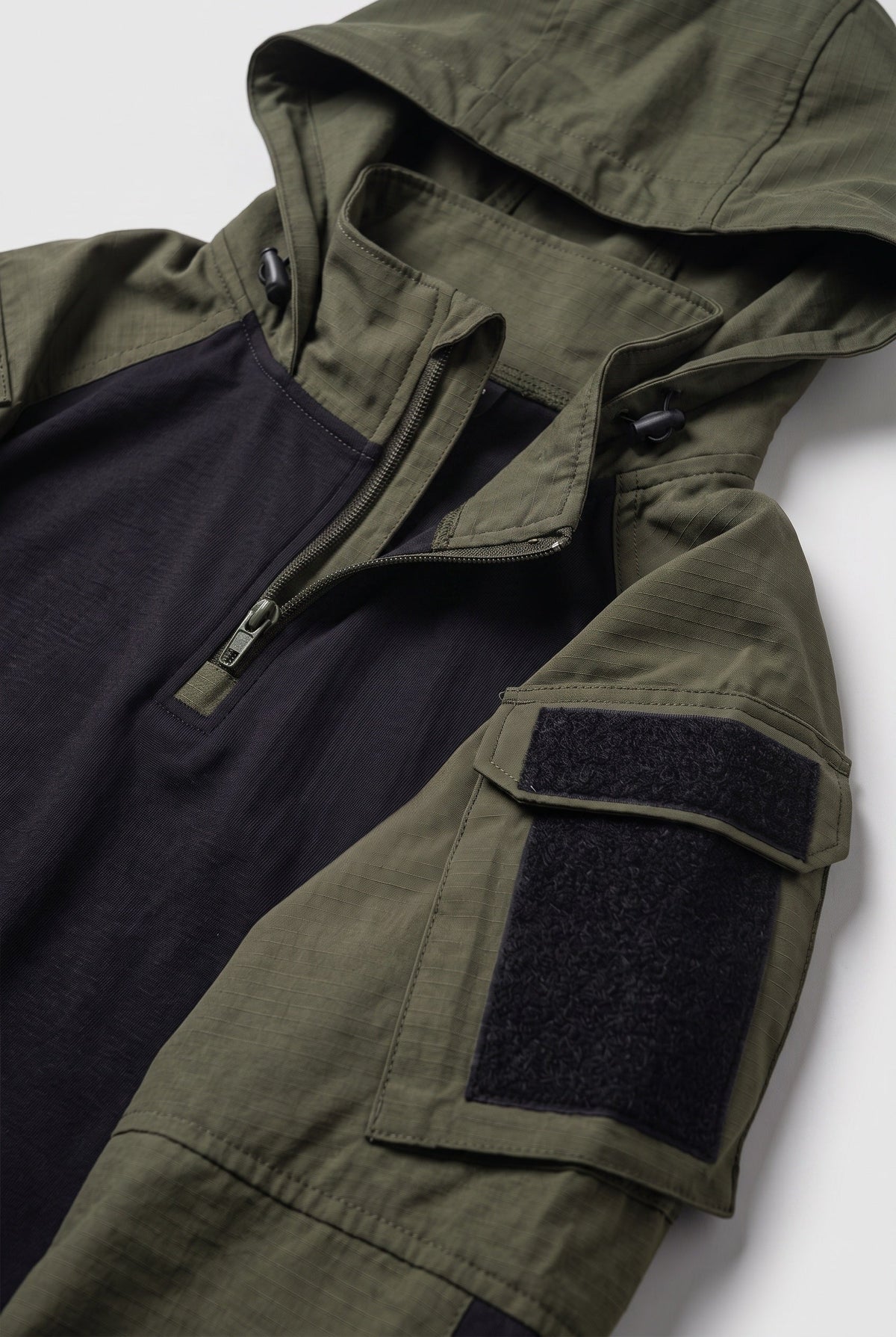 Men's Jacket | Hooded Tactical Quarter Zip - 3