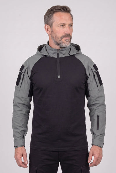 Men's Jacket | Hooded Tactical Quarter Zip - 6