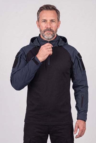 Men's Jacket | Hooded Tactical Quarter Zip - 7