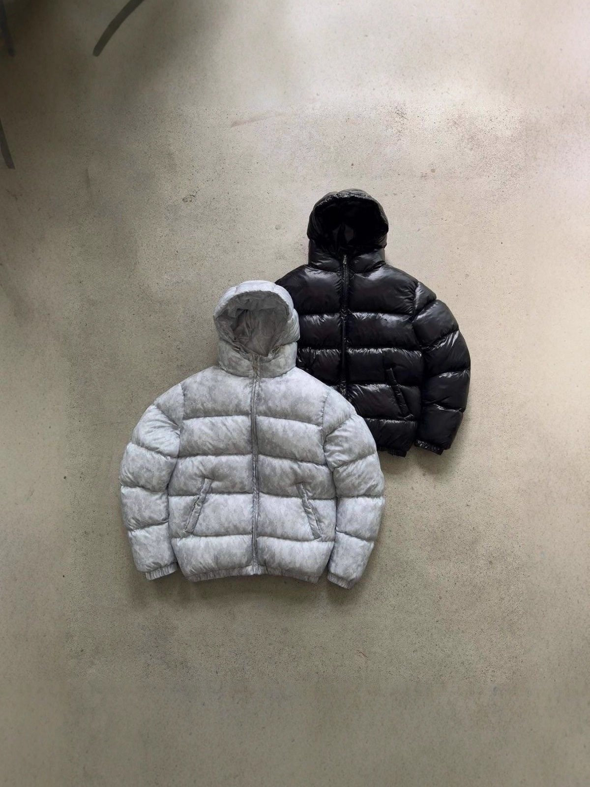Men's Puffer Jacket | Hooded Zip-Up Quilted Padded Winter - 5