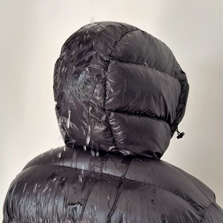 Men's Puffer Jacket | Hooded Zip-Up Quilted Padded Winter - 6