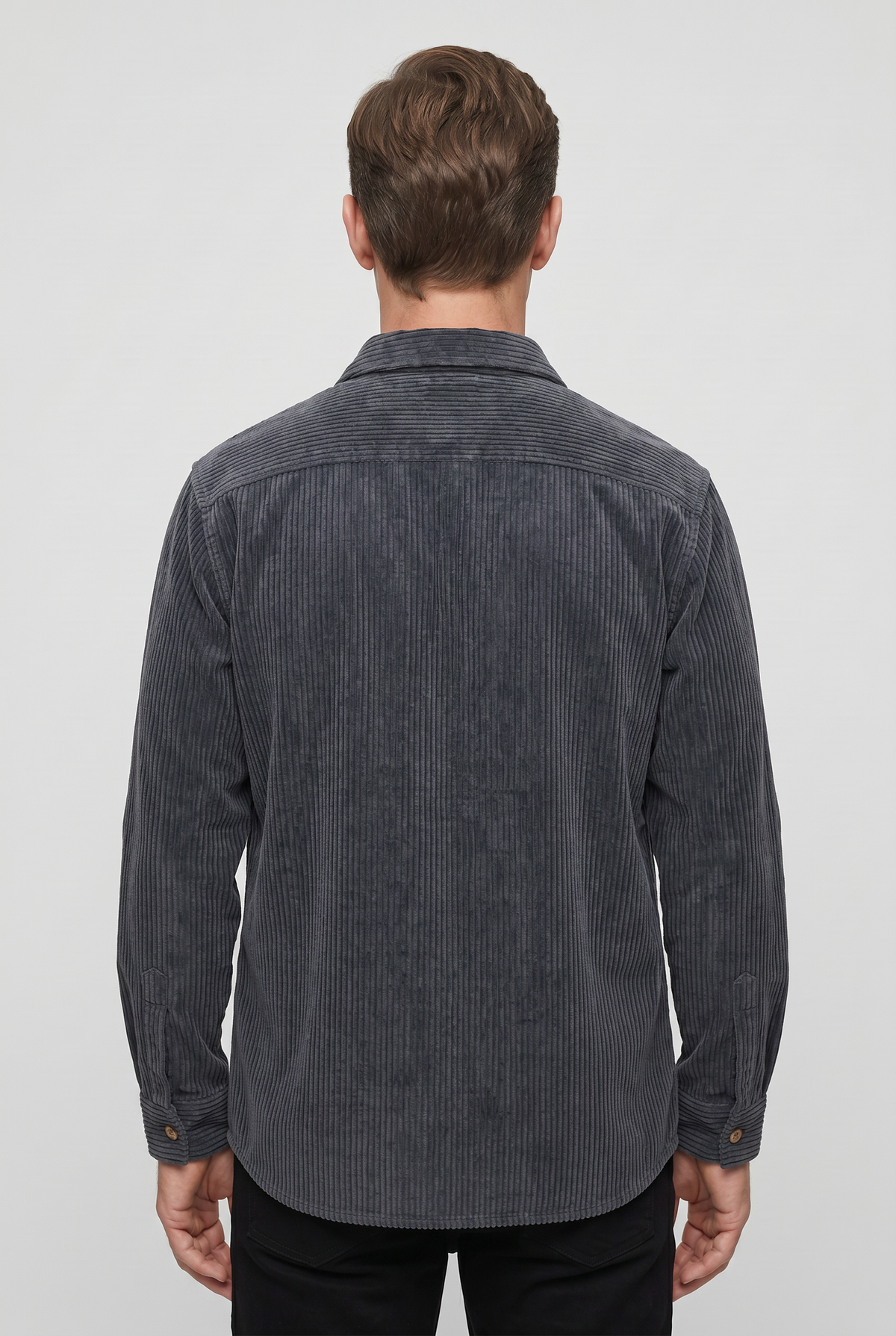 Men's Shirt | Ribbed Button Through Chest Pocket - 2