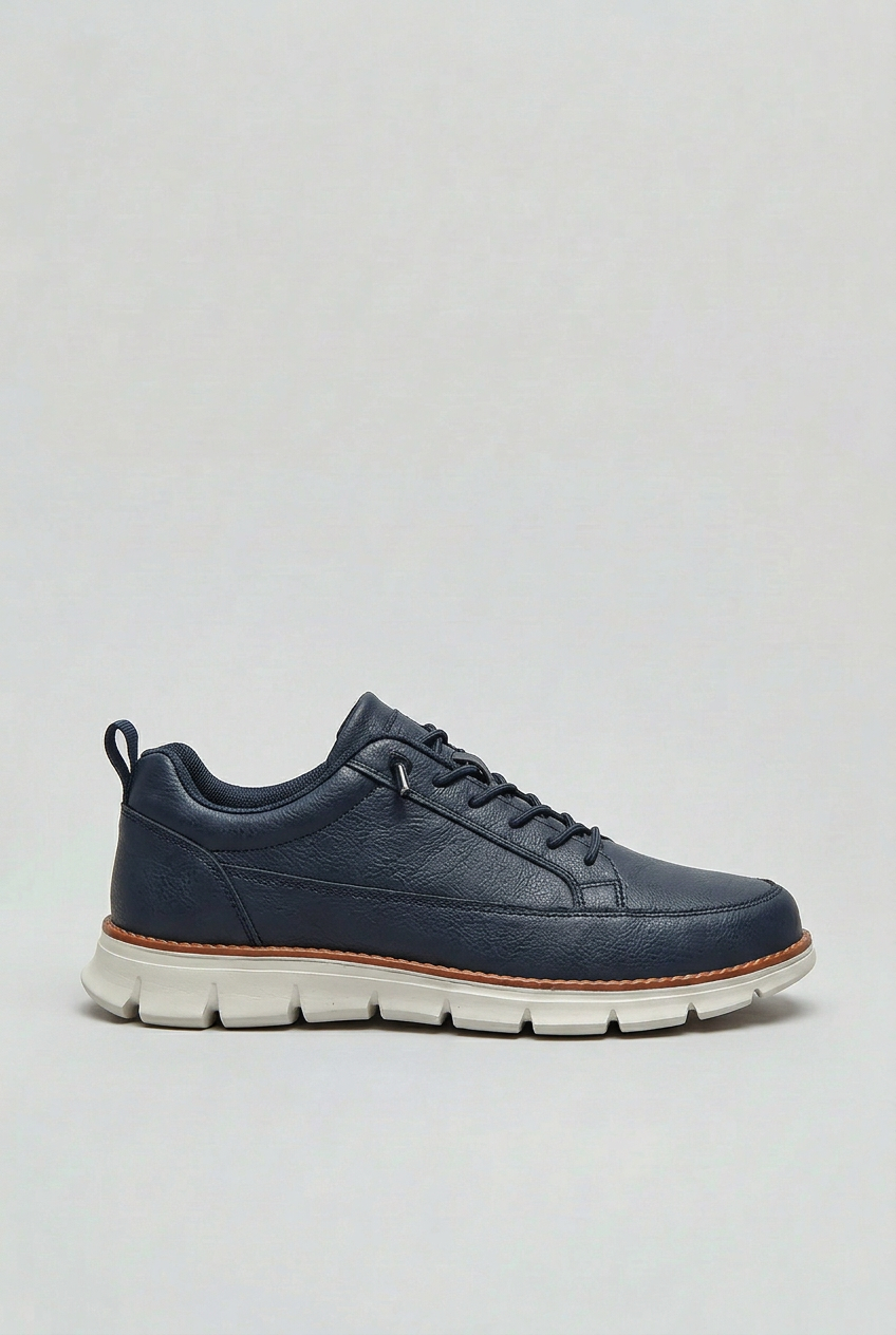 Men's Sneakers | Grooved Flex Sole with Heel Tab - 1