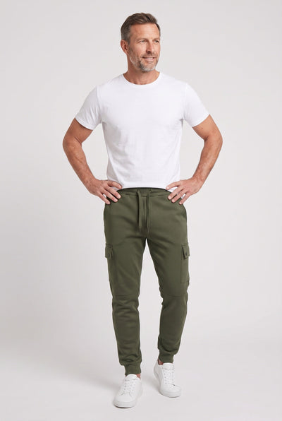 Men's Sweatpants | Cargo Pockets Ribbed Cuffs - 5