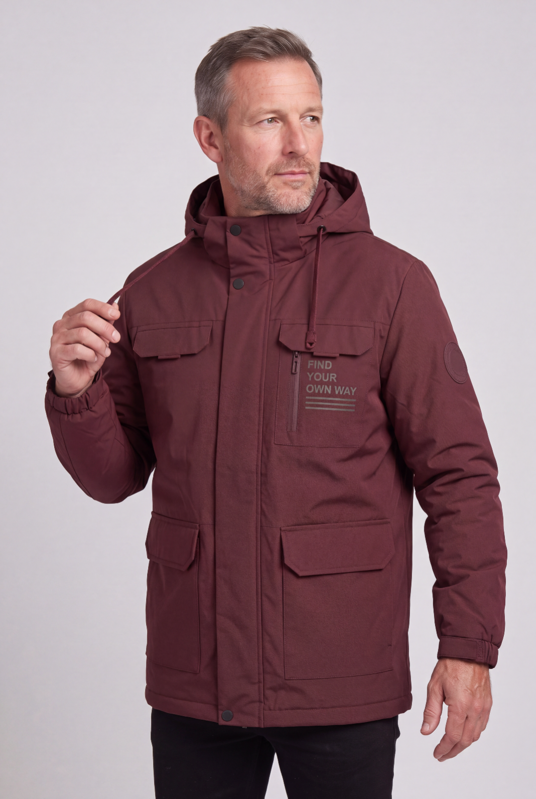 Men's Waterproof Jacket | Detachable Hood Flap Pockets - 10