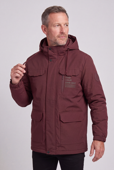 Men's Waterproof Jacket | Detachable Hood Flap Pockets - 10