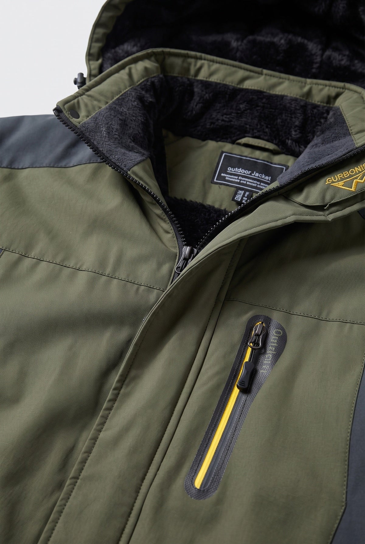 Men's Winter Jacket | Hooded Water-Resistant Shell - 3
