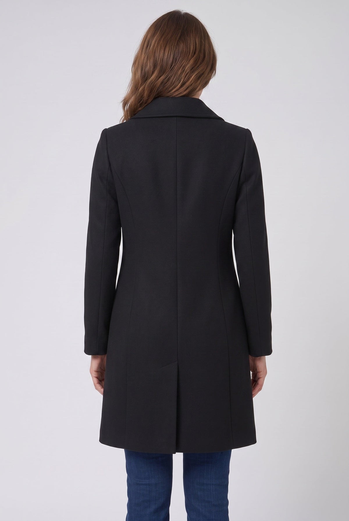 Women's Coat | Single Breasted Point Collar - 2