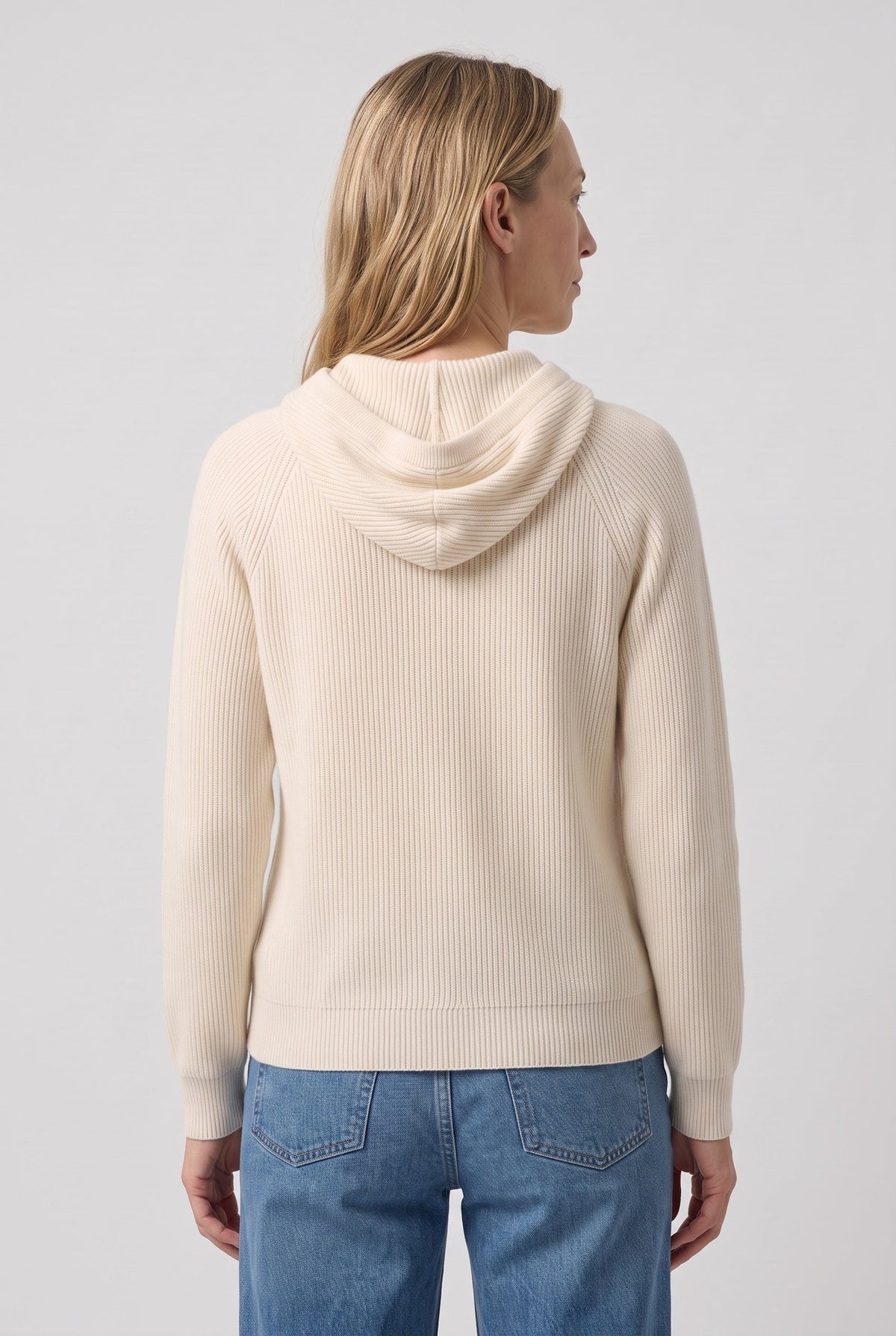 Women's Hoodie | Ribbed Knit with Drawcord - 2