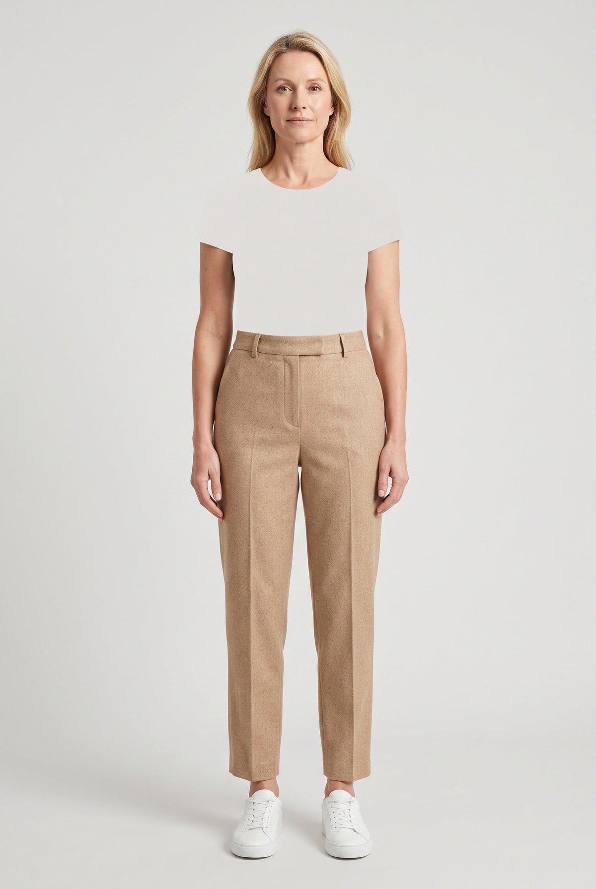 Women's Pants | High Waist Front Crease Tapered - 2