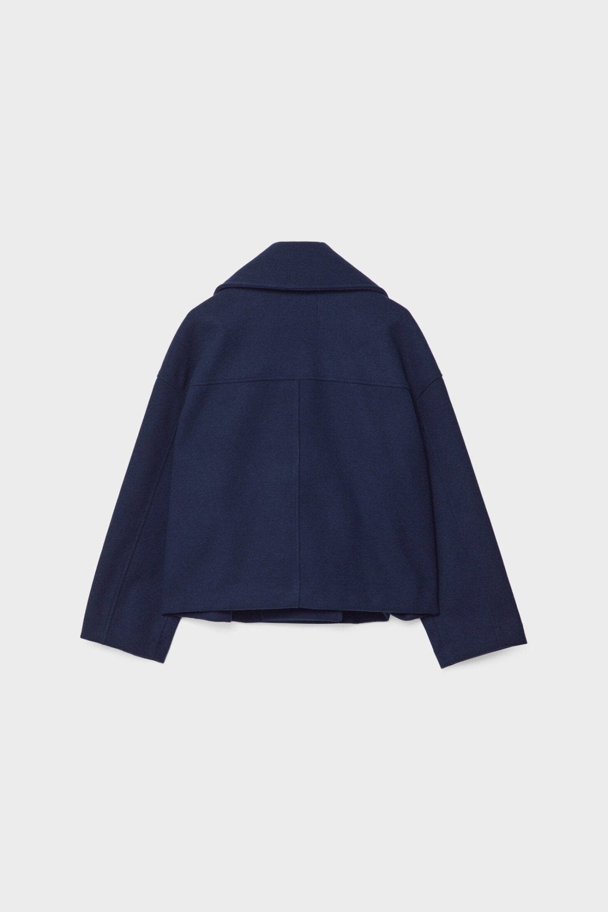 Women's Pea Coat | Cropped Double Breasted - 11