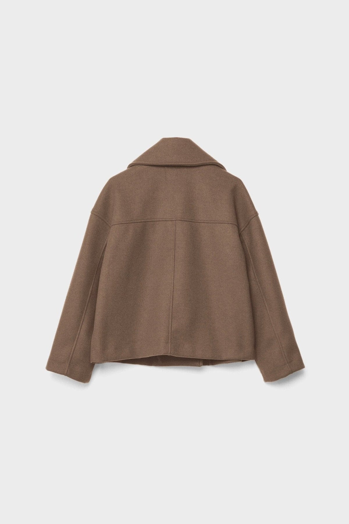 Women's Pea Coat | Cropped Double Breasted - 14