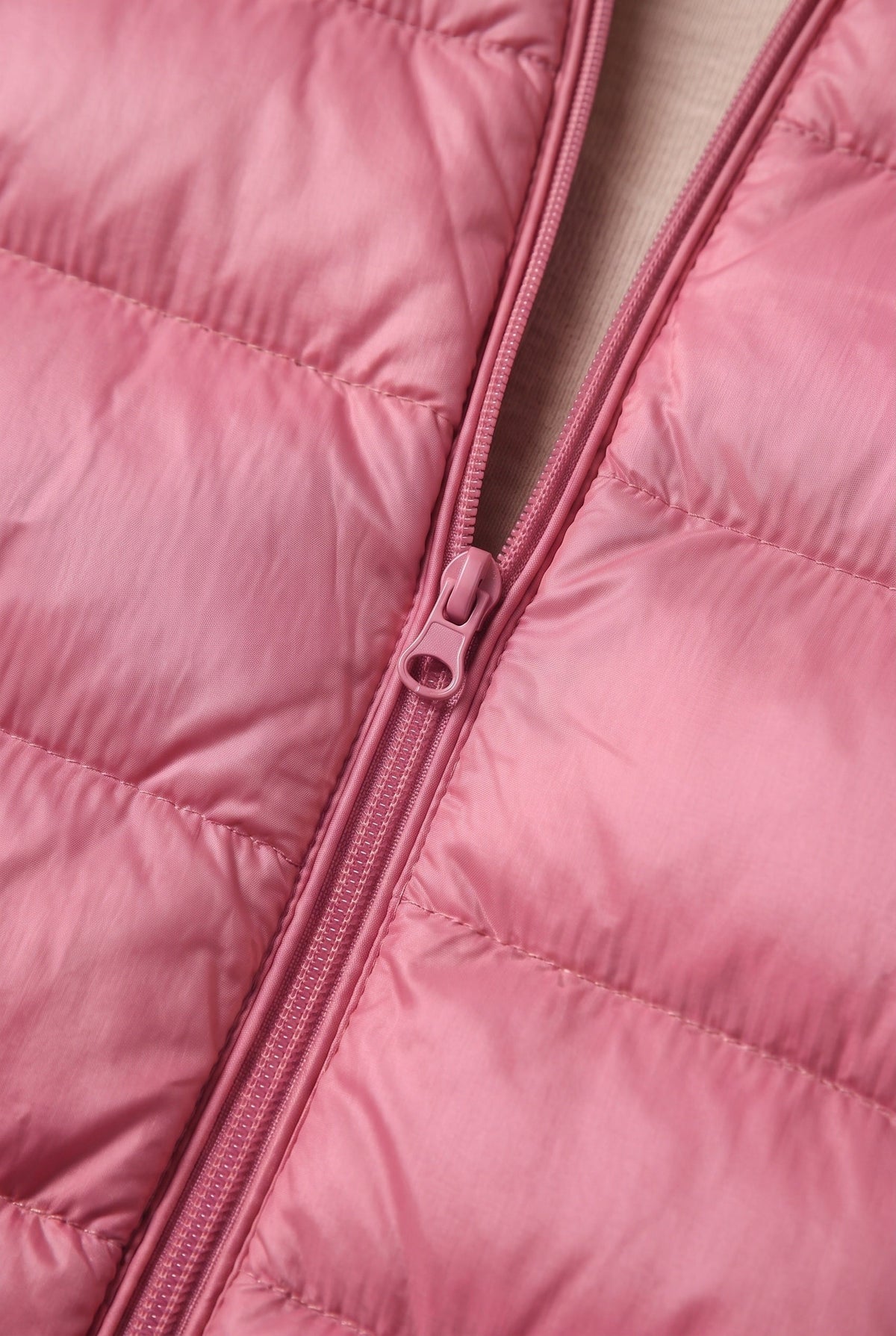 Women's Puffer Jacket | Longline Hooded Zip Front - 5