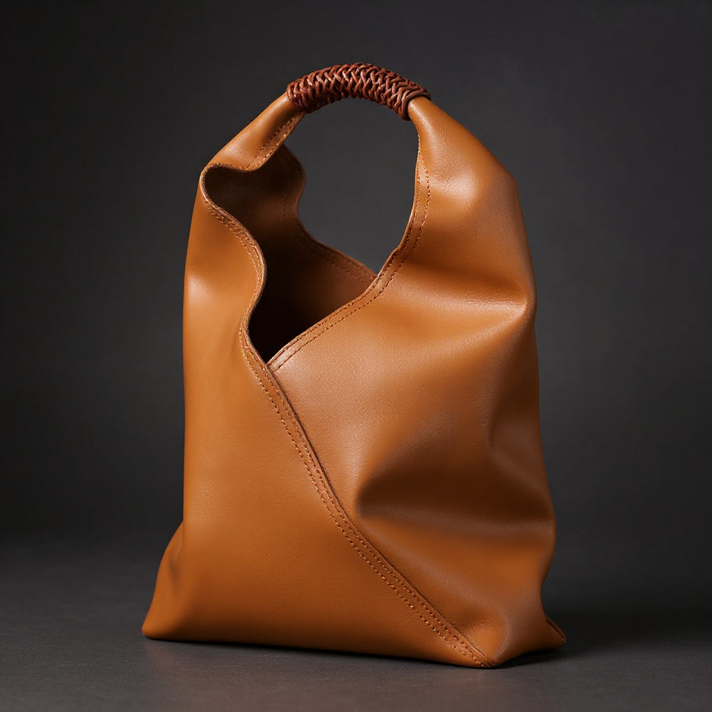Women's Shoulder Bag | Slouchy Hobo Braided Top Handle Soft - 2