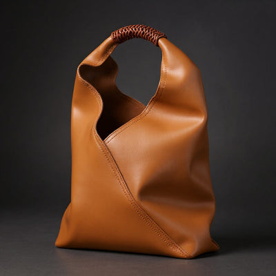 Women's Shoulder Bag | Slouchy Hobo Braided Top Handle Soft - 2