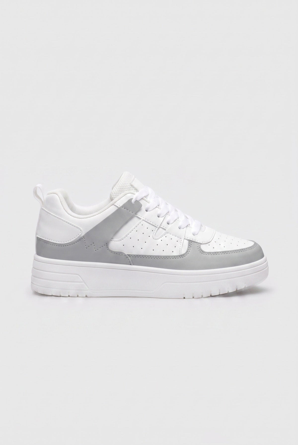 Women's Sneakers | Chunky Sole with Color Block Panels - 8