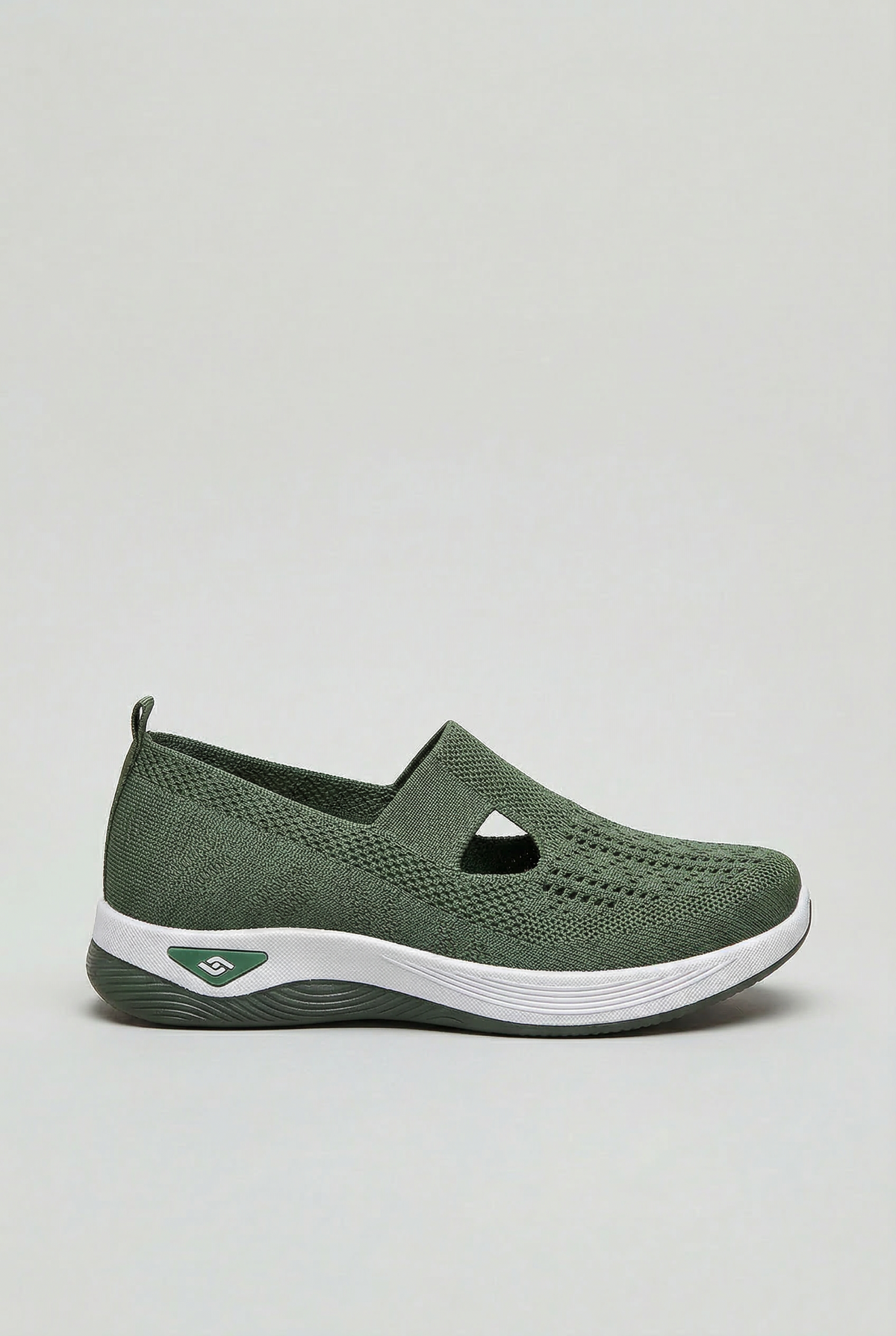 Women's Sneakers | Slip-On with Cutout Instep Strap - 1