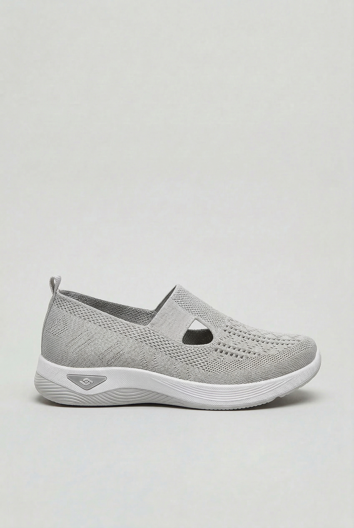 Women's Sneakers | Slip-On with Cutout Instep Strap - 3