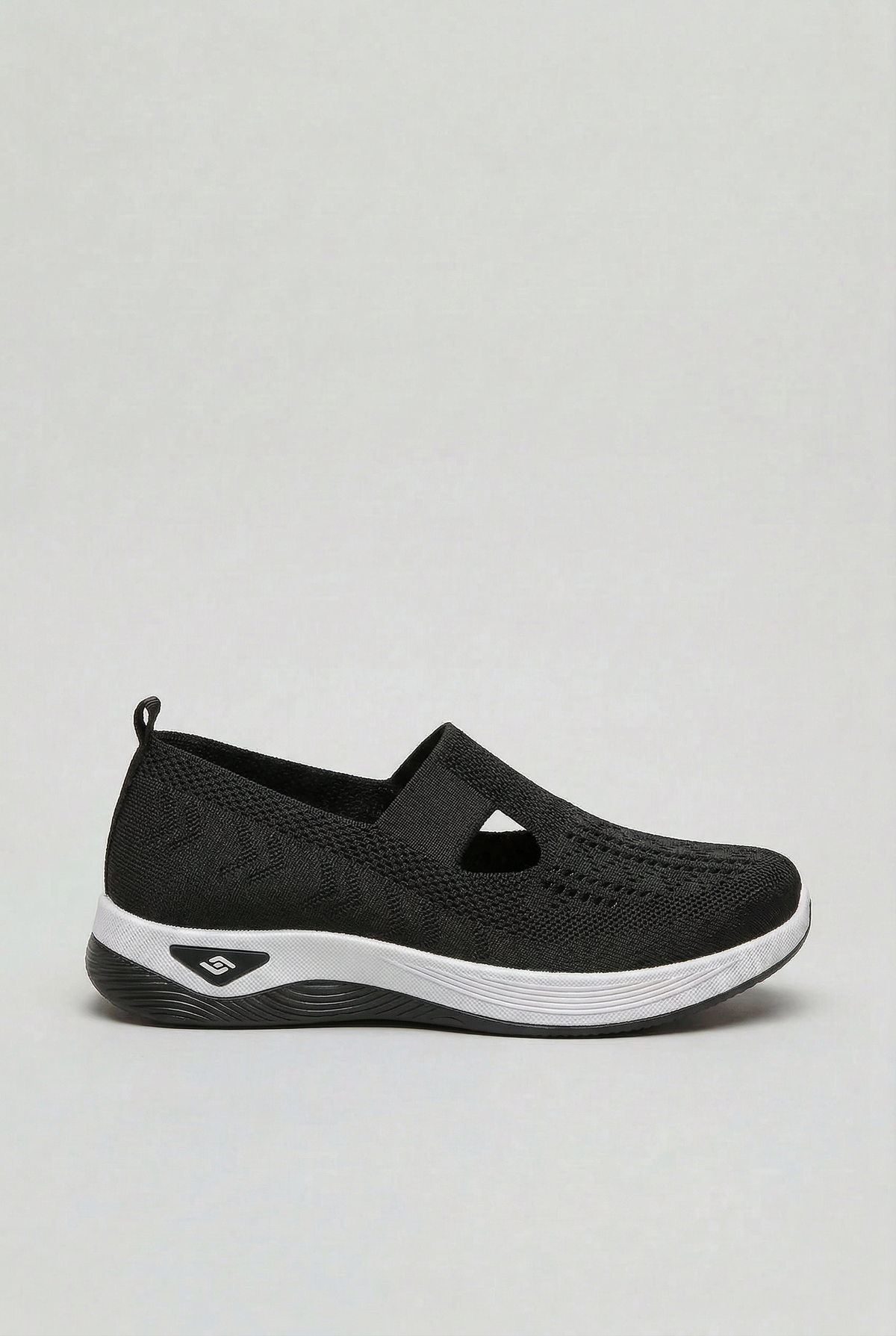Women's Sneakers | Slip-On with Cutout Instep Strap - 4