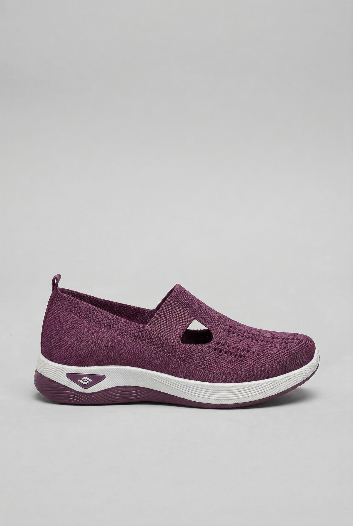 Women's Sneakers | Slip-On with Cutout Instep Strap - 6