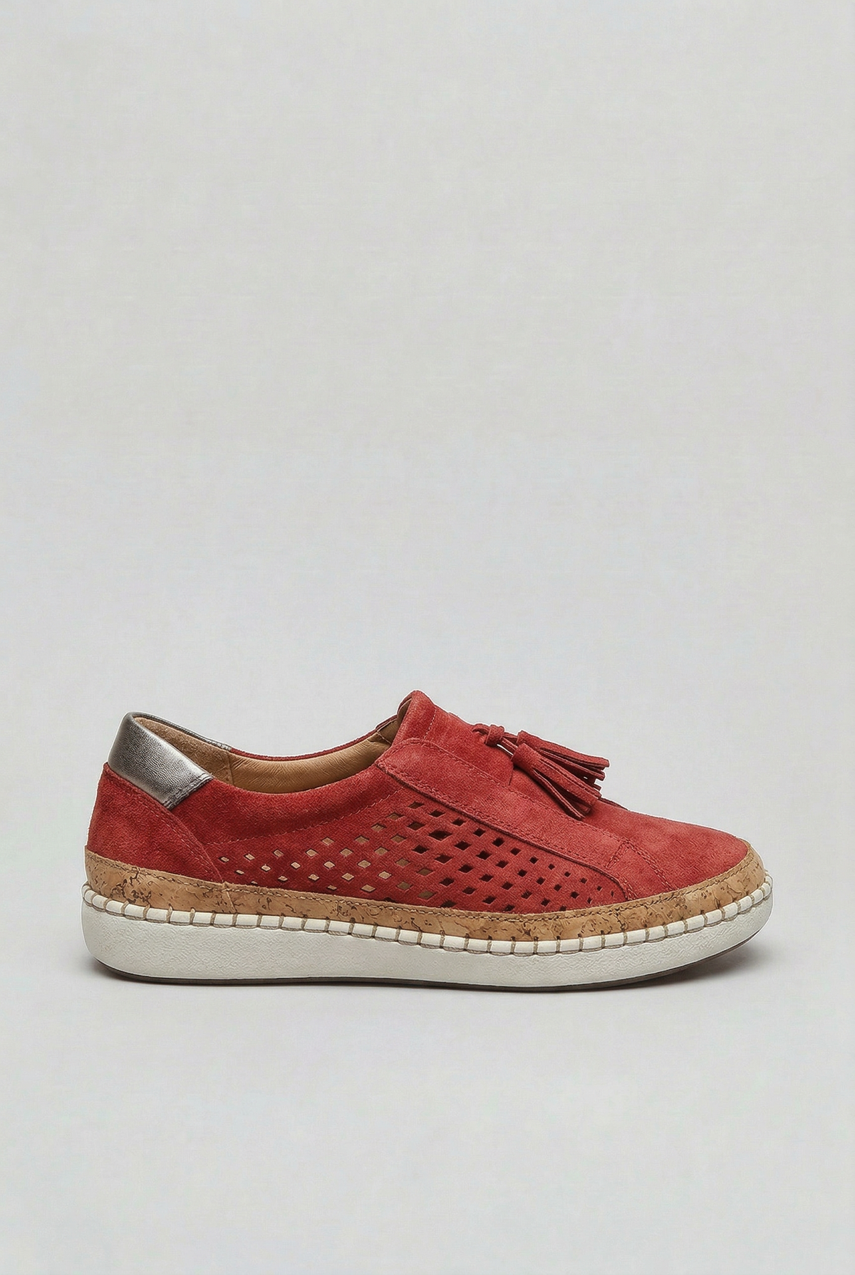Women's Sneakers | Tassel Slip-On with Stitched Midsole - 6