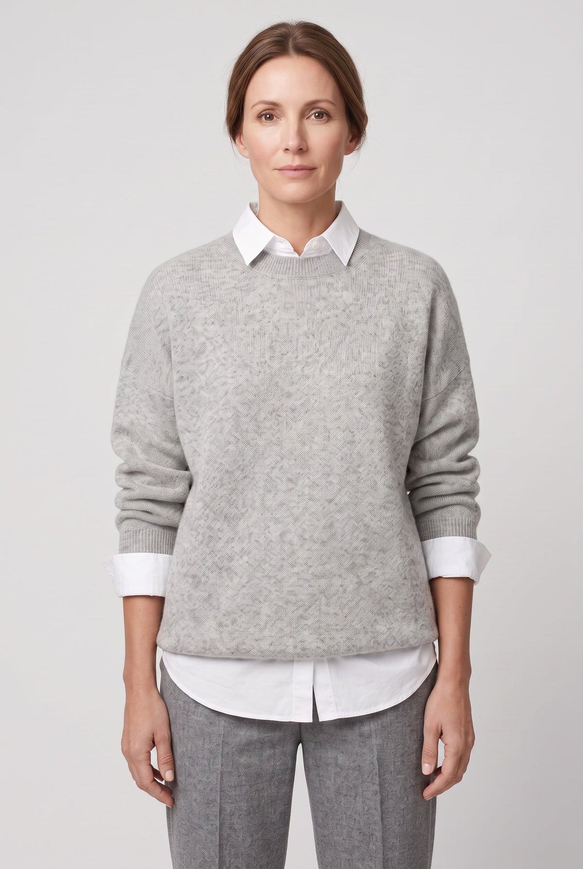 Women's Sweater | Crew Neck Drop Shoulder - 1