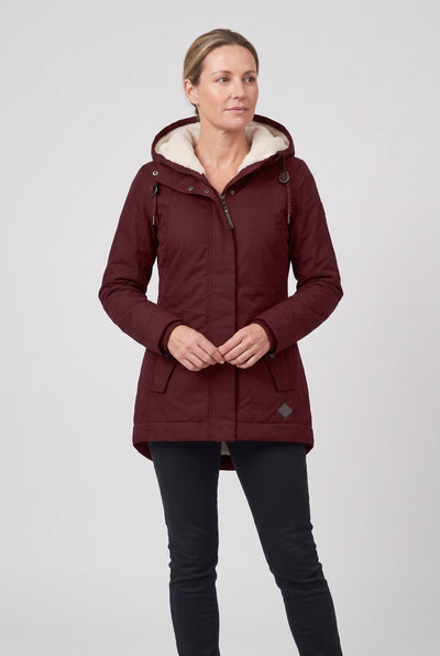 Women's Winter Jacket | Zip Front with Fleece-Lined Hood - 6